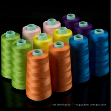 Fil à coudre 100% Polyester filé 100yard / Tube